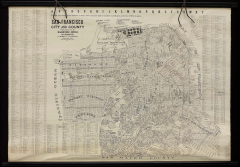  W BASHFORD SMITH 1915 SAN FRANCISCO CITY AND COUNTY HANGING MAP BY W BASHFORD SMITH - 3630709