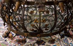  W Lovrek Wien Salzgries Antique Vienna Bronze and Iron Coffee or Cocktail Table - 3368058