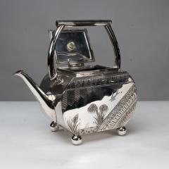  W W Harrison Co W W Harrison Co An Aesthetic Movement Silver plated Tea Pot - 4188543