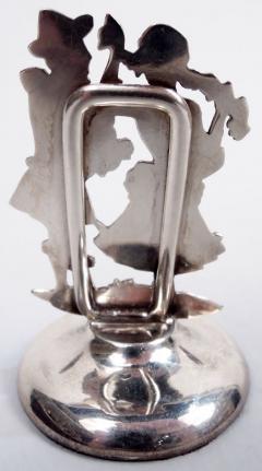  WG Keight English Edwardian Rococo Commedia dell Arte Place Card Holders 1907 - 4424348