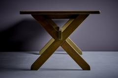  WK M bel WK M bel Dining Table in Green Pine Wood Germany 1960s - 3347237