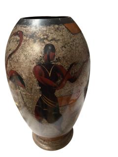  WMF Ikora 1930s Art D co m tal vase by WMF - 4320423