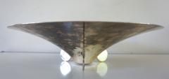  WMF Ikora WMF Ikora sculptural Bauhaus bowl silver plated brass by Paul Haustein 1920 - 4737822