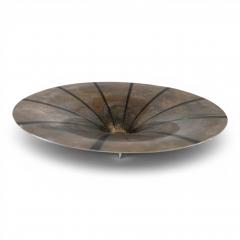  WMF Ikora WMF Ikora sculptural Bauhaus bowl silver plated brass by Paul Haustein 1920 - 4737824
