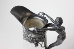  WMF W rttembergische Metallwarenfabrik W M F Art Nouveau Pitcher WMF W rttembergische Metallwarenfabrik 1903 Germany - 2593918