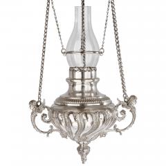  WMF W rttembergische Metallwarenfabrik W M F Large German silver plated hanging lantern by WMF - 2965590