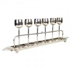  WMF W rttembergische Metallwarenfabrik W M F Set of 6 Art Nouveau Goblets by WMF Gilt Liquor Set Germany circa 1910 - 4255989