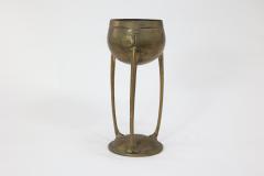  WMF W rttembergische Metallwarenfabrik W M F W Mf A Hand Beaten Brass Chalice the Bowl Raised on Three Organic Supports - 4186807