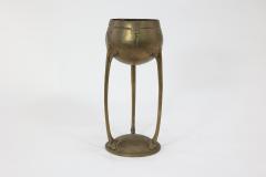  WMF W rttembergische Metallwarenfabrik W M F W Mf A Hand Beaten Brass Chalice the Bowl Raised on Three Organic Supports - 4186808