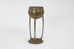  WMF W rttembergische Metallwarenfabrik W M F W Mf A Hand Beaten Brass Chalice the Bowl Raised on Three Organic Supports - 4186812