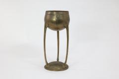  WMF W rttembergische Metallwarenfabrik W M F W Mf A Hand Beaten Brass Chalice the Bowl Raised on Three Organic Supports - 4186814