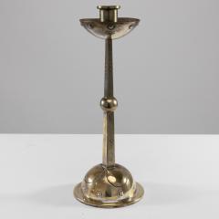  WMF W rttembergische Metallwarenfabrik W M F WMF Arts Crafts silver plated candlestick with bowl shaped drip tray base - 4188605