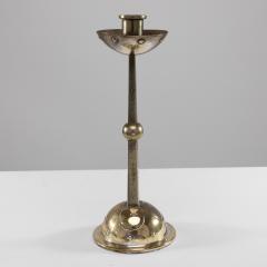  WMF W rttembergische Metallwarenfabrik W M F WMF Arts Crafts silver plated candlestick with bowl shaped drip tray base - 4188606