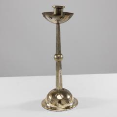  WMF W rttembergische Metallwarenfabrik W M F WMF Arts Crafts silver plated candlestick with bowl shaped drip tray base - 4188607