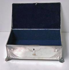  WMF W rttembergische Metallwarenfabrik W M F WMF Jugendstil Secessionist Silver Plate Jewelry Box Germany circa 1906 - 1055395