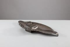  WMF W rttembergische Metallwarenfabrik W M F WMF Secessionist Art Nouveau Pewter Inkstand of Rectangular Organic Flowing Form - 4186841