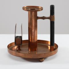  WMF W rttembergische Metallwarenfabrik W M F WMF an Aesthetic Movement Copper Chamber Candlestick in the Dr C Dresser Style - 4188599