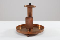  WMF W rttembergische Metallwarenfabrik W M F WMF an Aesthetic Movement Copper Chamber Candlestick in the Dr C Dresser Style - 4188601