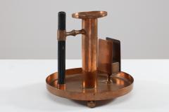  WMF W rttembergische Metallwarenfabrik W M F WMF an Aesthetic Movement Copper Chamber Candlestick in the Dr C Dresser Style - 4188603