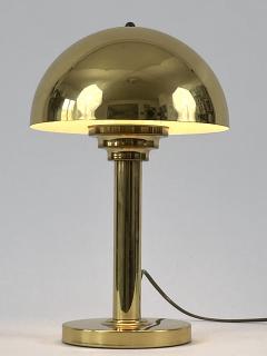  WSB Elegant Mid Century Modern Brass Table Lamp by WSB Germany 1970s - 4527412