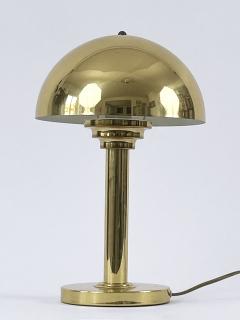  WSB Elegant Mid Century Modern Brass Table Lamp by WSB Germany 1970s - 4527413