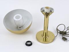  WSB Elegant Mid Century Modern Brass Table Lamp by WSB Germany 1970s - 4527420