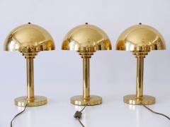  WSB Elegant Mid Century Modern Brass Table Lamps by WSB Germany 1970s - 3055879