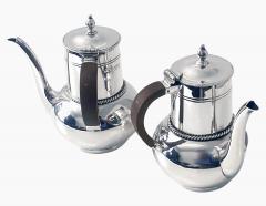  Wakely Wheeler Antique Silver bachelors caf au lait pair London 1913 Wakely and Wheeler - 3859311