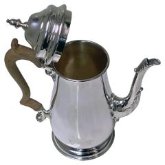  Wakely Wheeler English Georgian style Sterling Silver Coffee Pot London Wakely and Wheeler - 2986082