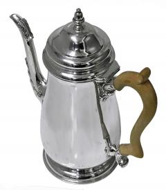  Wakely Wheeler English Georgian style Sterling Silver Coffee Pot London Wakely and Wheeler - 2986083