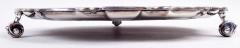  Wakely Wheeler Traditional English Georgian Sterling Silver Piecrust Salver Tray 1967 - 4147975