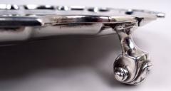  Wakely Wheeler Traditional English Georgian Sterling Silver Piecrust Salver Tray 1967 - 4147987