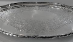  Walker Hall Antique Silver Plate Large Tray Walker and Hall C 1890 - 463978