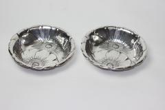  Wallace Silversmiths Inc Antique Large Sterling Art Nouveau Two Bowls by Wallace Silversmiths 1930s - 2154615