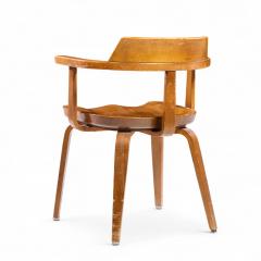  Walter Gropius Ben Thompson Walter Gropius W199 Bauhaus for Thonet Mid Century Bentwood Chairs Set of 6 - 4402957