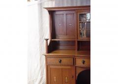  Waring Gillow Waring Gillows Style of M H Baillie Scott Arts Crafts Oak Inlaid Sideboard - 4192294