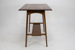  Waring Gillow Waring and Gillows A pair of Arts Crafts oblong side tables with curved aprons - 4186282