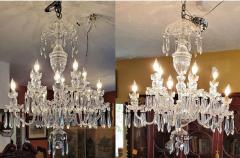  Waterford Pair of Waterford Crystal Avoca 10 Arm Chandeliers - 1795795