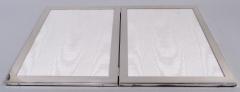  Web Silver Co American Modern Sterling Silver Double Diptych Picture Frame - 4239452