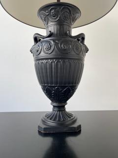  Wedgewood Neoclassical Basalt Ware Lamp - 3669354