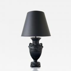  Wedgewood Neoclassical Basalt Ware Lamp - 3671472