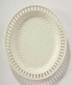  Wedgwood 3 Wedgwood Creamware Serving Bowls with Matching Platters - 1786915