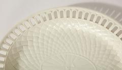  Wedgwood 3 Wedgwood Creamware Serving Bowls with Matching Platters - 1786917