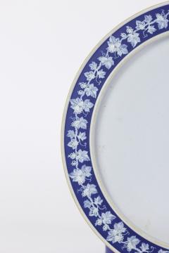  Wedgwood Blue Glazed Jasperware Cheese Dome And Plate By Wedgwood English Circa 1890  - 2869521