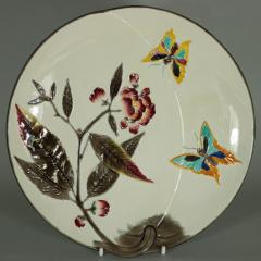  Wedgwood Set of 11 Wedgwood Majolica Bee Butterfly Plates - 2039140