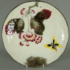  Wedgwood Set of 11 Wedgwood Majolica Bee Butterfly Plates - 2039142