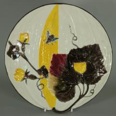  Wedgwood Set of 11 Wedgwood Majolica Bee Butterfly Plates - 2039143