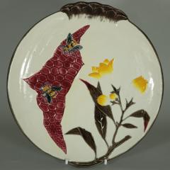  Wedgwood Set of 11 Wedgwood Majolica Bee Butterfly Plates - 2039145
