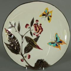  Wedgwood Set of 11 Wedgwood Majolica Bee Butterfly Plates - 2039149