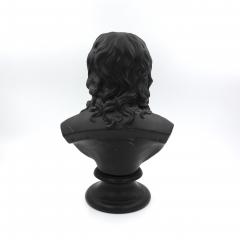  Wedgwood Wedgwood Black Basalt Bust of Milton England 19th Century - 2590403